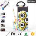 Low price KBQ-601 active portable wireless bluetooth small speaker disco light USB FM